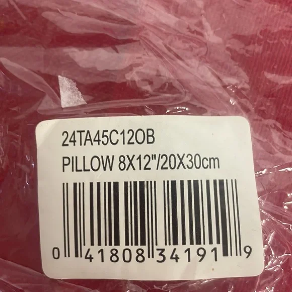 Decorative Girls Pillow 8x12 - Picture 3 of 3